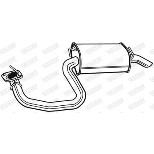 Silenziatore walker per toyota - walker,